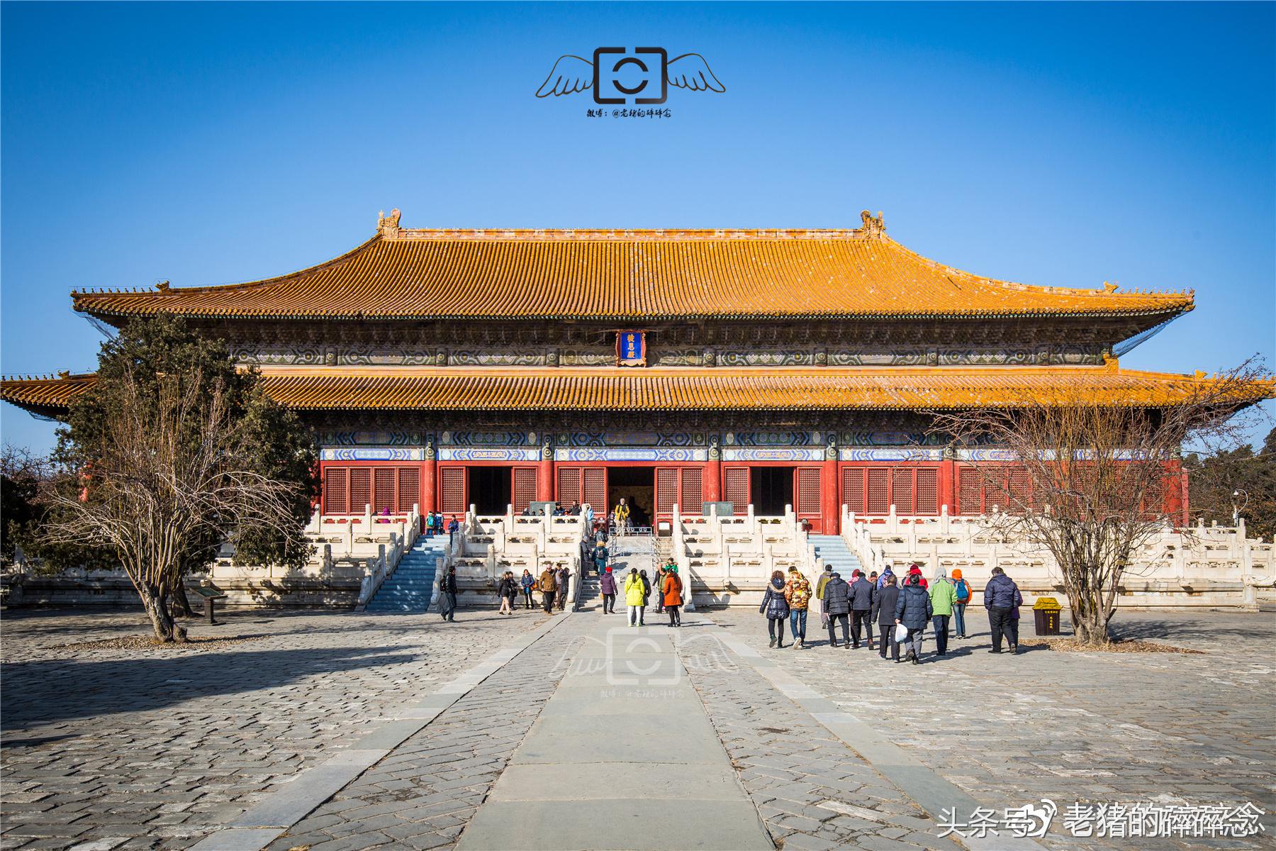 明十三陵长陵旧照,明十三陵之朱棣长陵100年前的样子