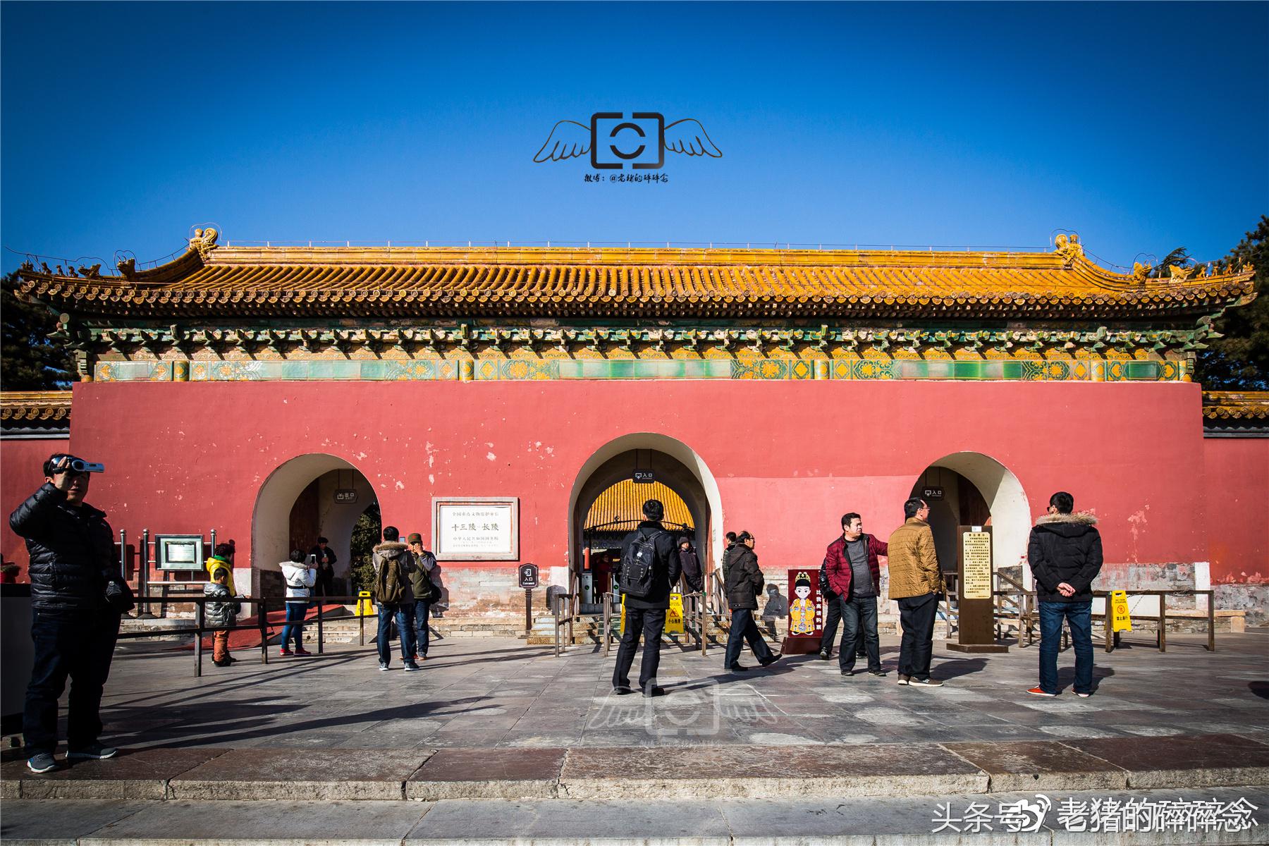 明十三陵长陵旧照,明十三陵之朱棣长陵100年前的样子