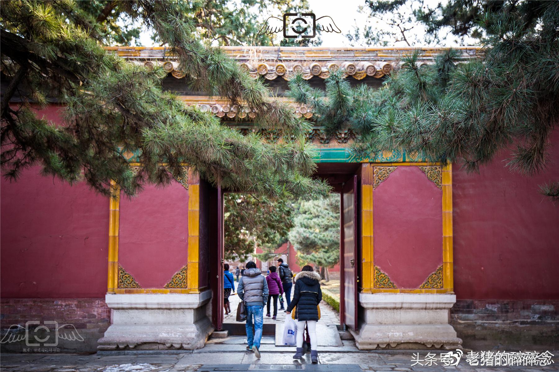 明十三陵长陵旧照,明十三陵之朱棣长陵100年前的样子