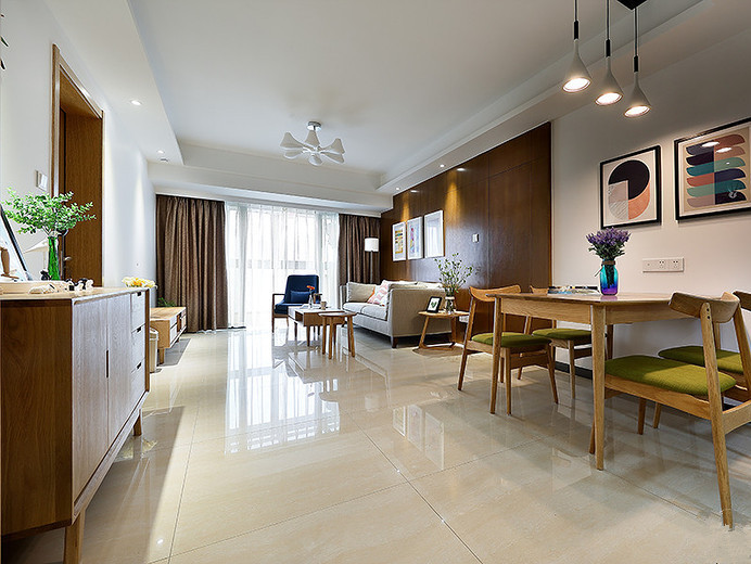 家装案例分享140现代简约风,装修原木风13万自己设计