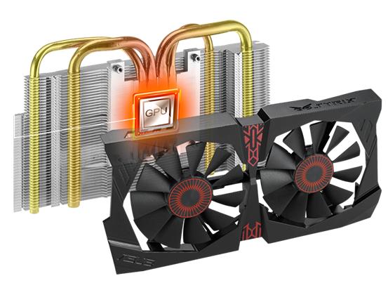 华硕gtx970显卡散热器,华硕gtx960猛禽散热