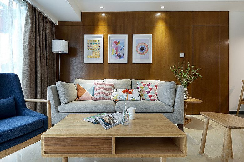 家装案例分享140现代简约风,装修原木风13万自己设计