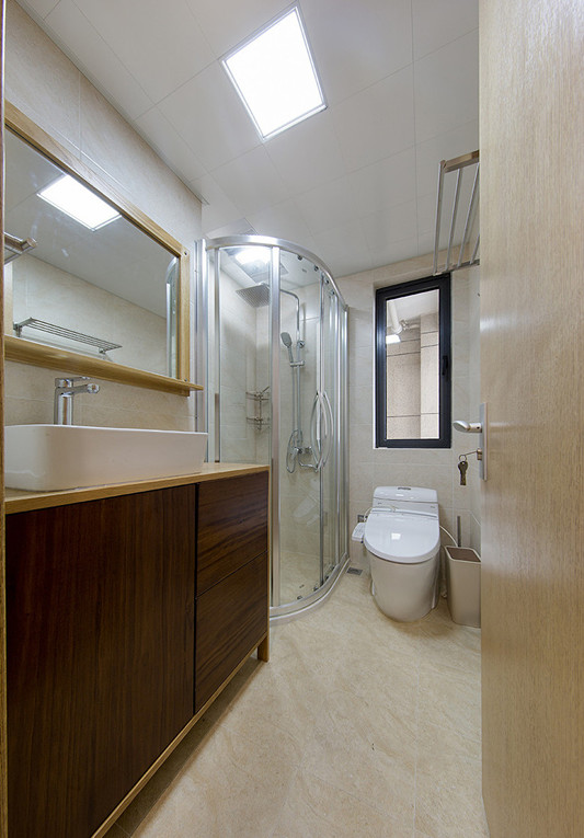 家装案例分享140现代简约风,装修原木风13万自己设计