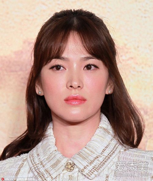 宋慧乔八字刘海讲解视频,宋慧乔八字刘海怎么样画