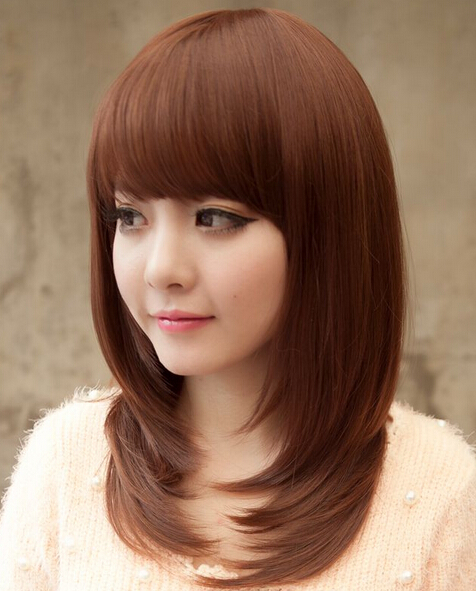 时尚减龄梨花头发型图片,梨花头发型长款