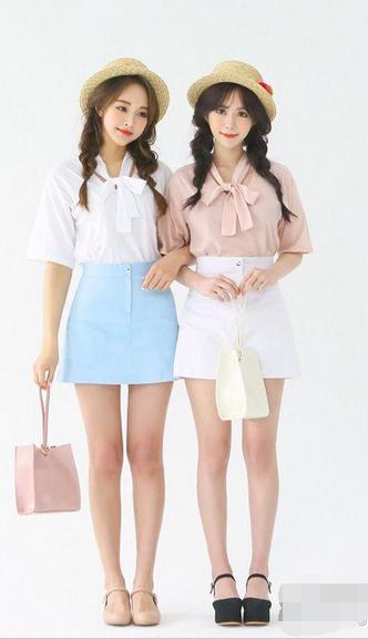 秀智白色衬衫搭配,秀智的学院穿搭