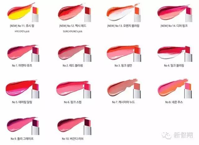 太阳的后裔宋慧乔口红大全,太阳的后裔里宋慧乔用的兰芝口红