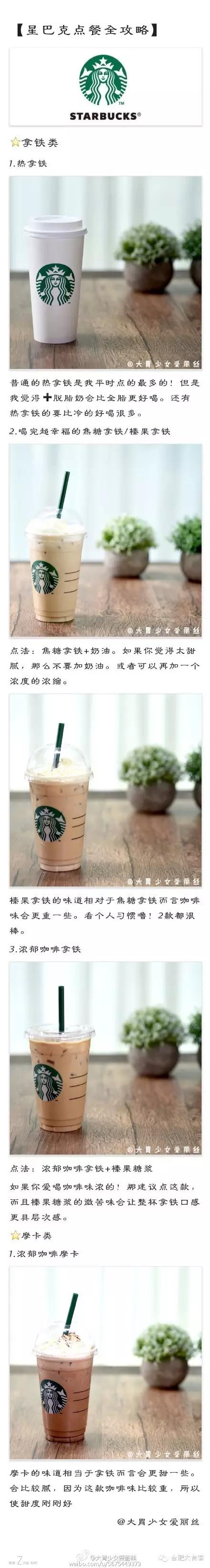 装逼必备!合肥最全14家星巴克门店+超强点单指南！