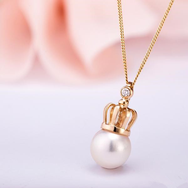 珍珠吊坠天然珍珠正品圆,珍珠吊坠925珍珠价格