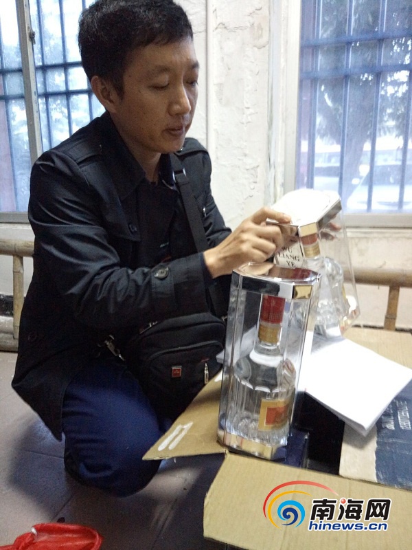 海口惊现假酒,市场监督管理局查获假冒名酒
