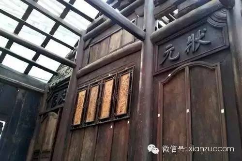 古建筑木结构状元楼,清朝木楼建筑