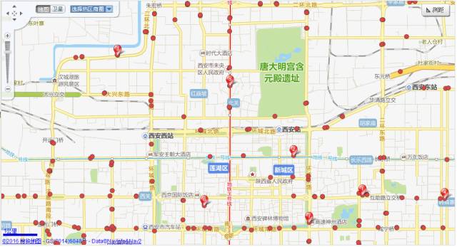 西安春临二路与公田一路十字违章,西安交通违章扣分能在网上处理吗