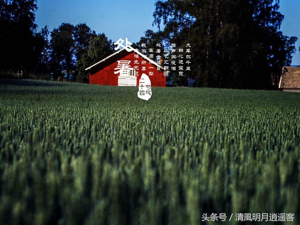 有关二十四节气处暑古诗词,处暑节气农谚