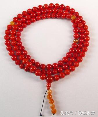 珊瑚珠子50万左右,红珊瑚一百多万的