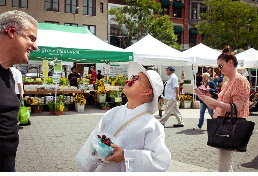跟随站在世界素食料理之巅的静观师太，来一次曼哈顿素食修行之旅