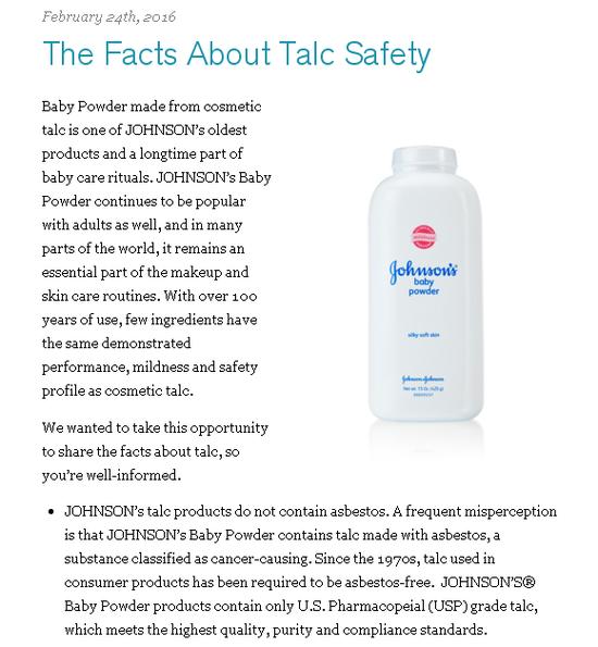 强生爽身粉2年发生5起致癌事件赔了48亿，为何仍无悔改之意？