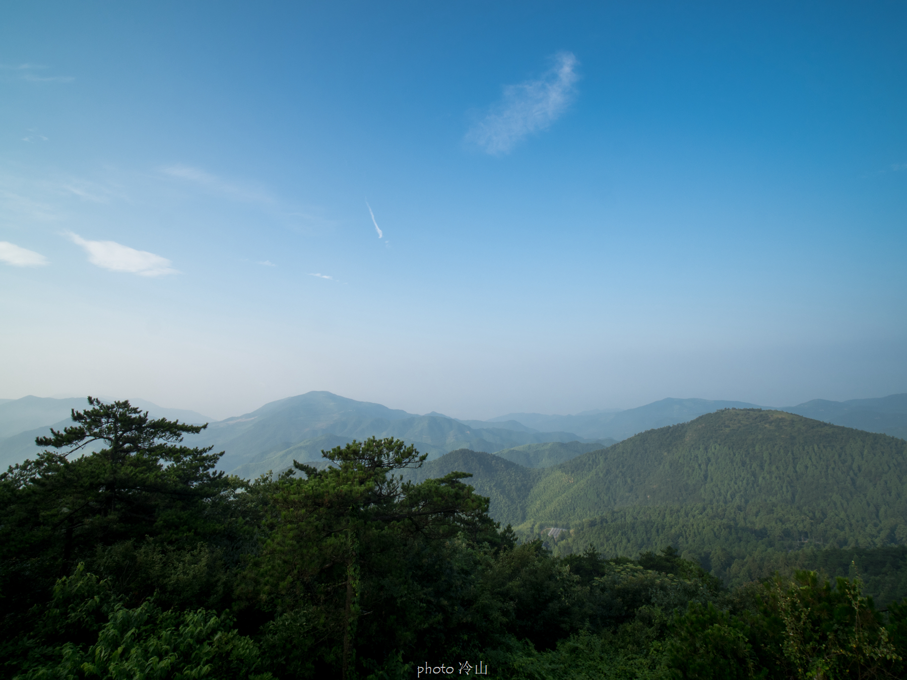 华顶千年杜鹃林,天台山石梁瀑布华顶杜鹃