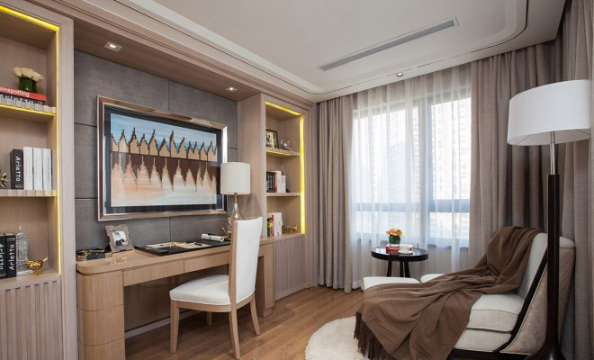 檀香湾150平格局,高端轻奢风123平方四房二厅