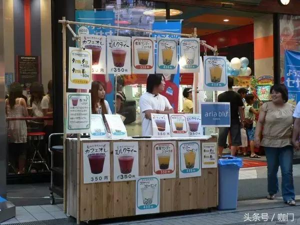日本coco奶茶店排队,日本奶茶店coco