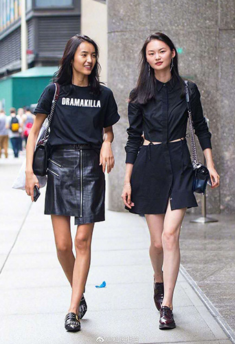 贺聪秀场造型,贺聪惊艳时装周