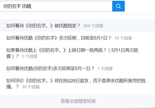 《你的名字》优酷跳票,如今B站首播,让花钱的观众情何以堪?