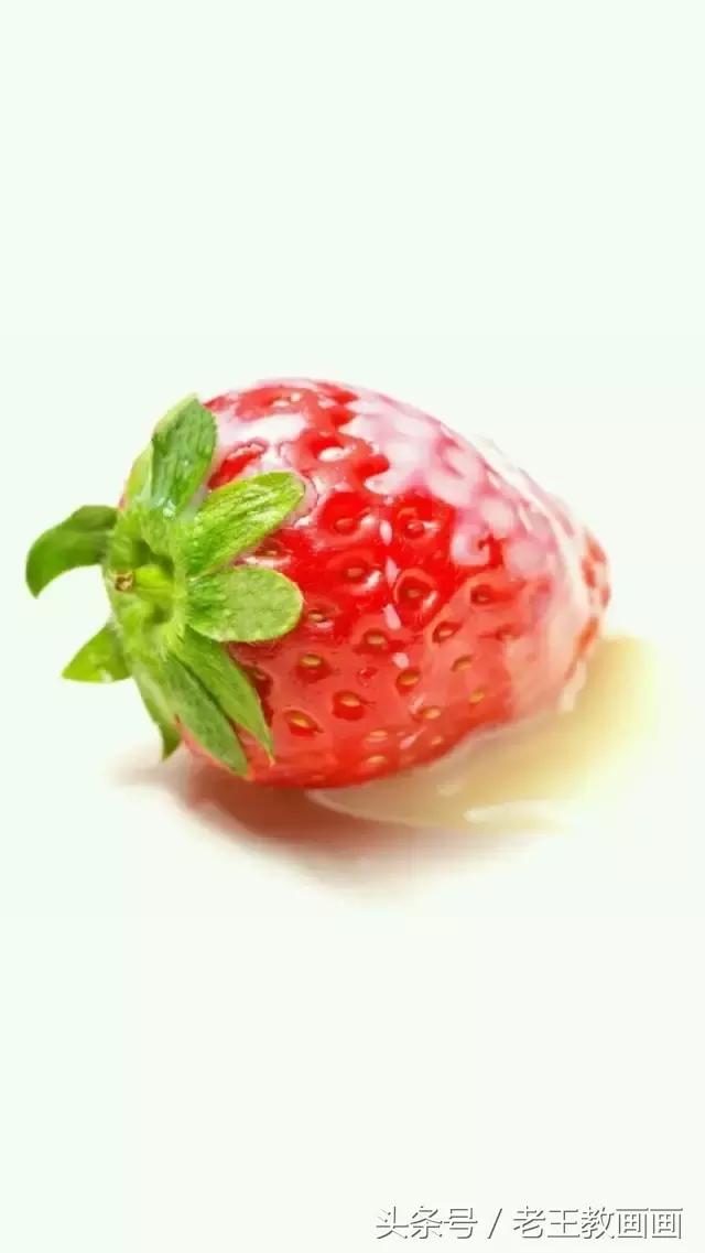 彩铅草莓步骤简单,彩铅草莓教程步骤图片