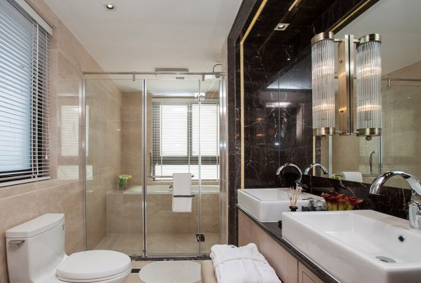 檀香湾150平格局,高端轻奢风123平方四房二厅