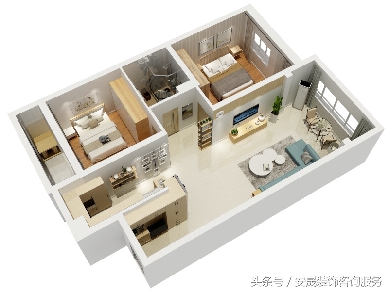 长春安晟装修管家设计案例详解