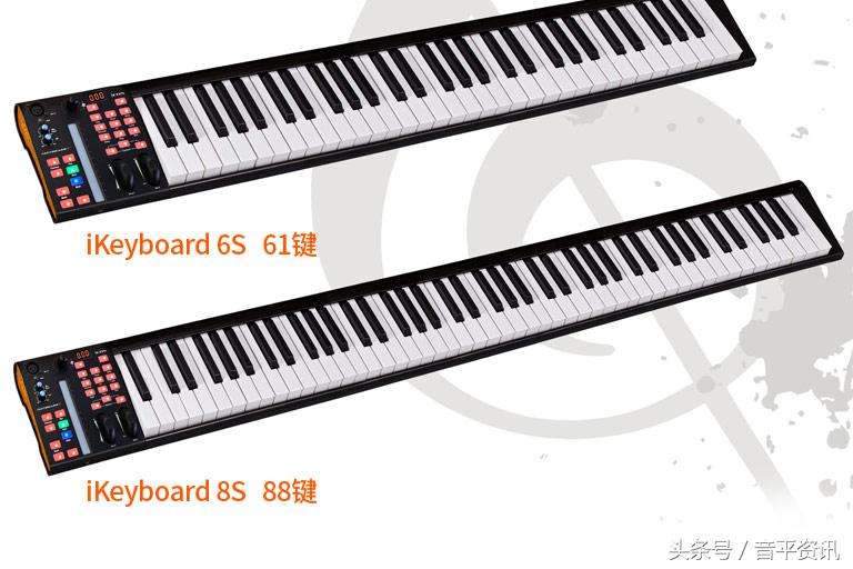 艾肯iKeyboard4S自带声卡功能的MIDI键盘
