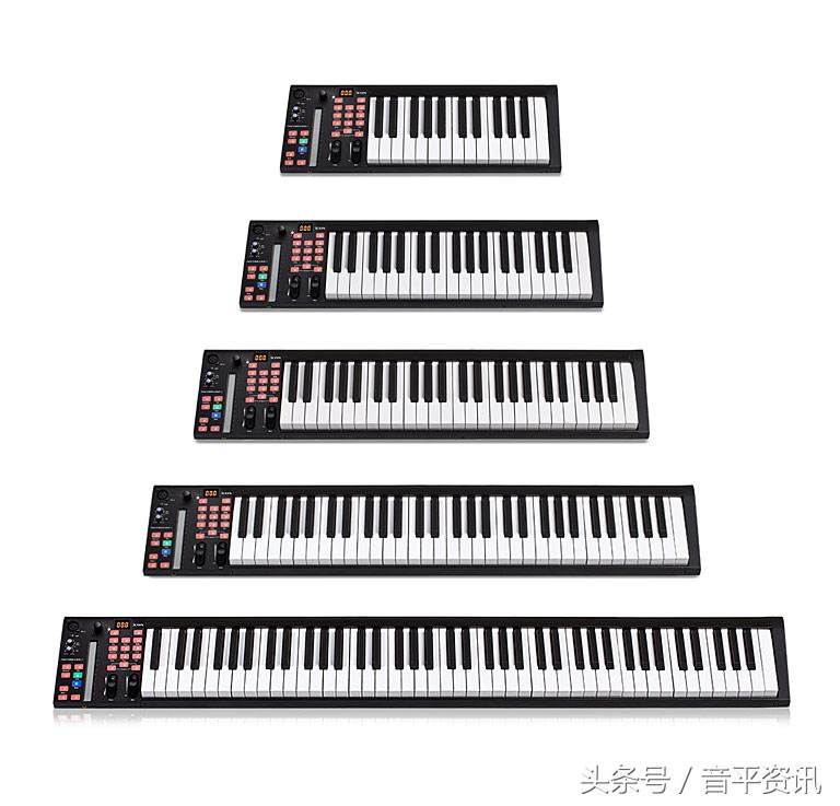 艾肯iKeyboard4S自带声卡功能的MIDI键盘