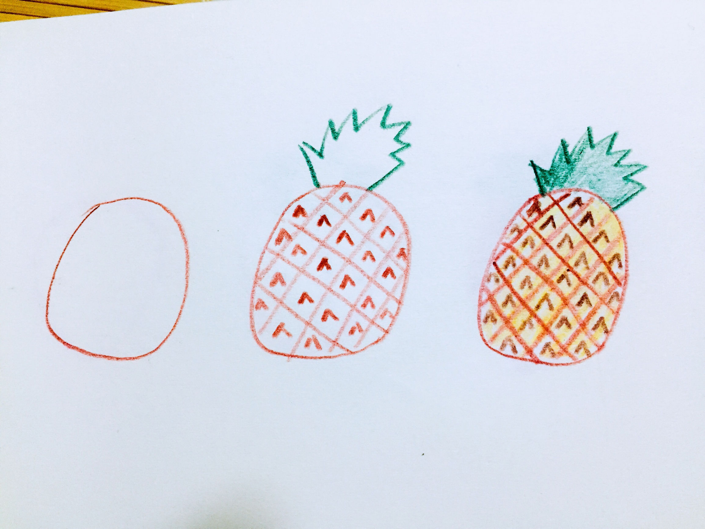 秋天的蔬果简笔画幼儿园,蔬果食物简笔画可爱