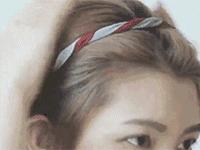 头发乱怎么扎低丸子头,头发尴尬期的各种扎法