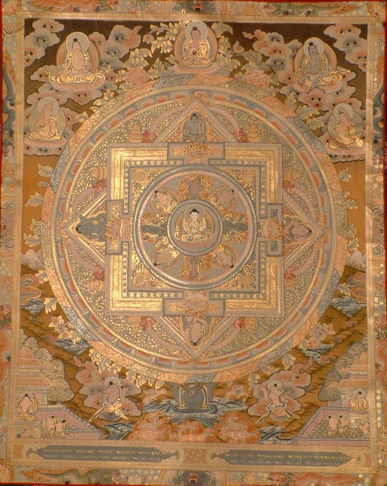 唐卡藏文化艺术品欣赏,精美的西藏唐卡艺术欣赏