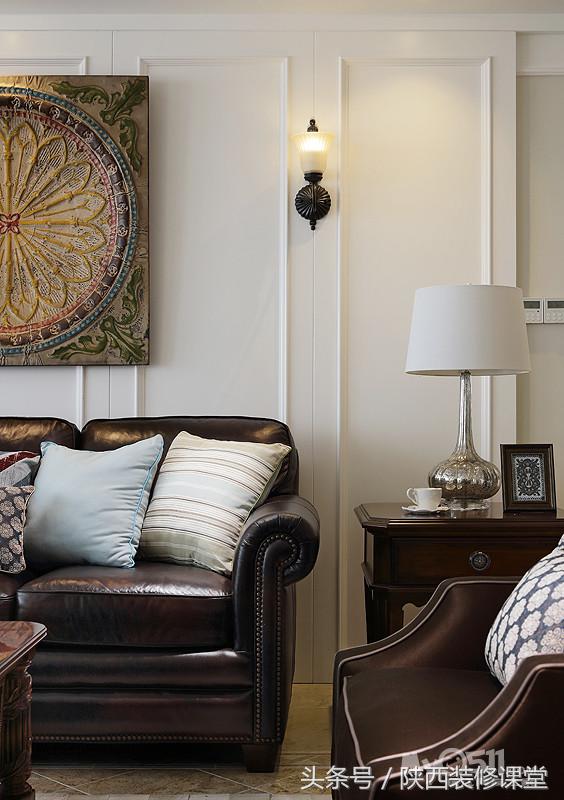 45平美式现代风格,美式现代混搭风格70平