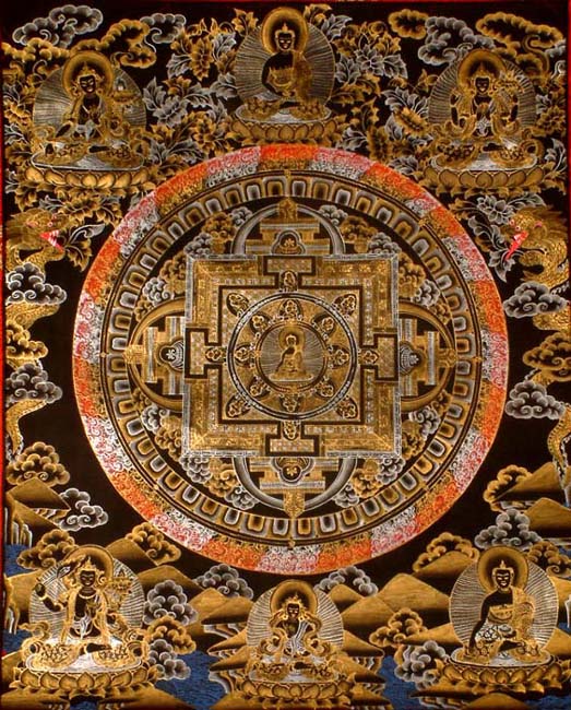 唐卡藏文化艺术品欣赏,精美的西藏唐卡艺术欣赏