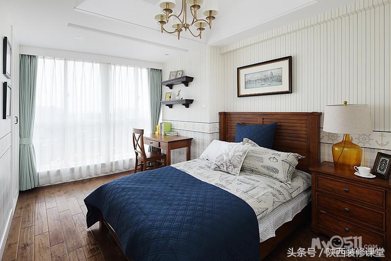 45平美式现代风格,美式现代混搭风格70平