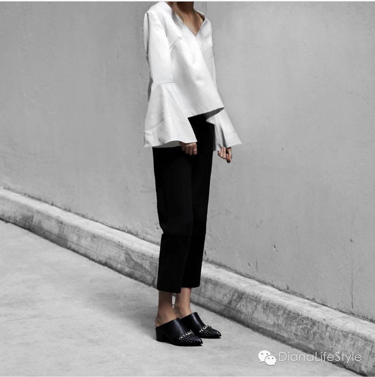 袖子设计感衬衫怎么搭配,衬衫怎么穿最有设计感