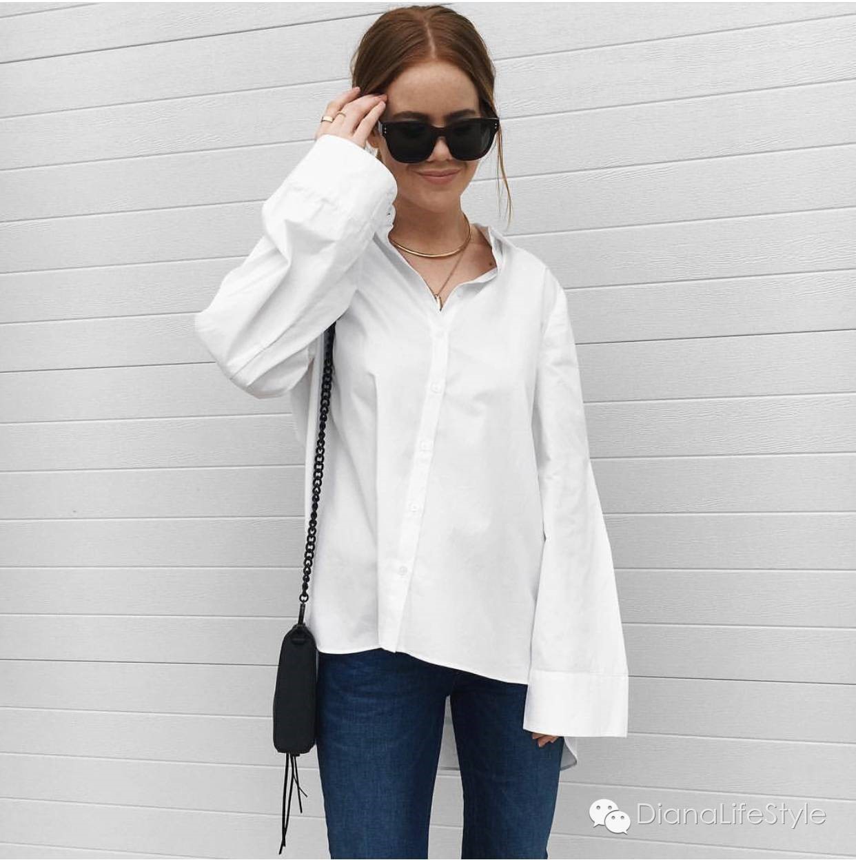 袖子设计感衬衫怎么搭配,衬衫怎么穿最有设计感