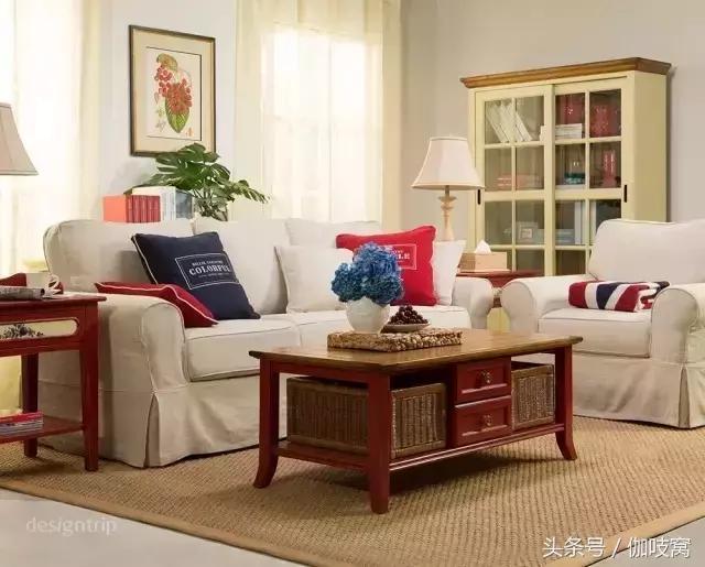 美式风格家居，比邻乡村的色调