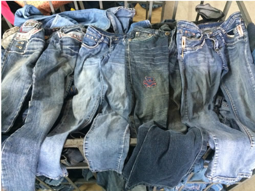 外贸原单牛仔裤,牛仔裤怎么分辨是不是垃圾货