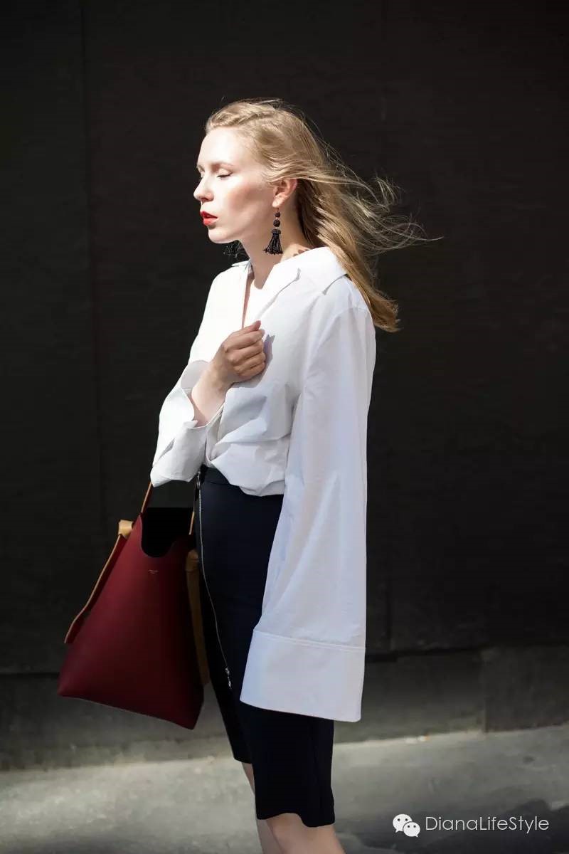 袖子设计感衬衫怎么搭配,衬衫怎么穿最有设计感