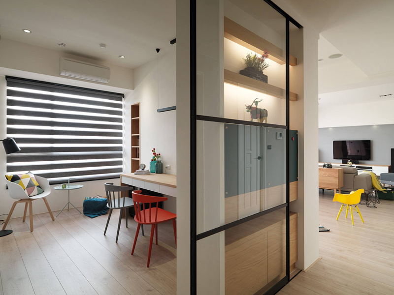 广州水韵蓝湾135平装修实景图，日式两居室造价15万，温馨