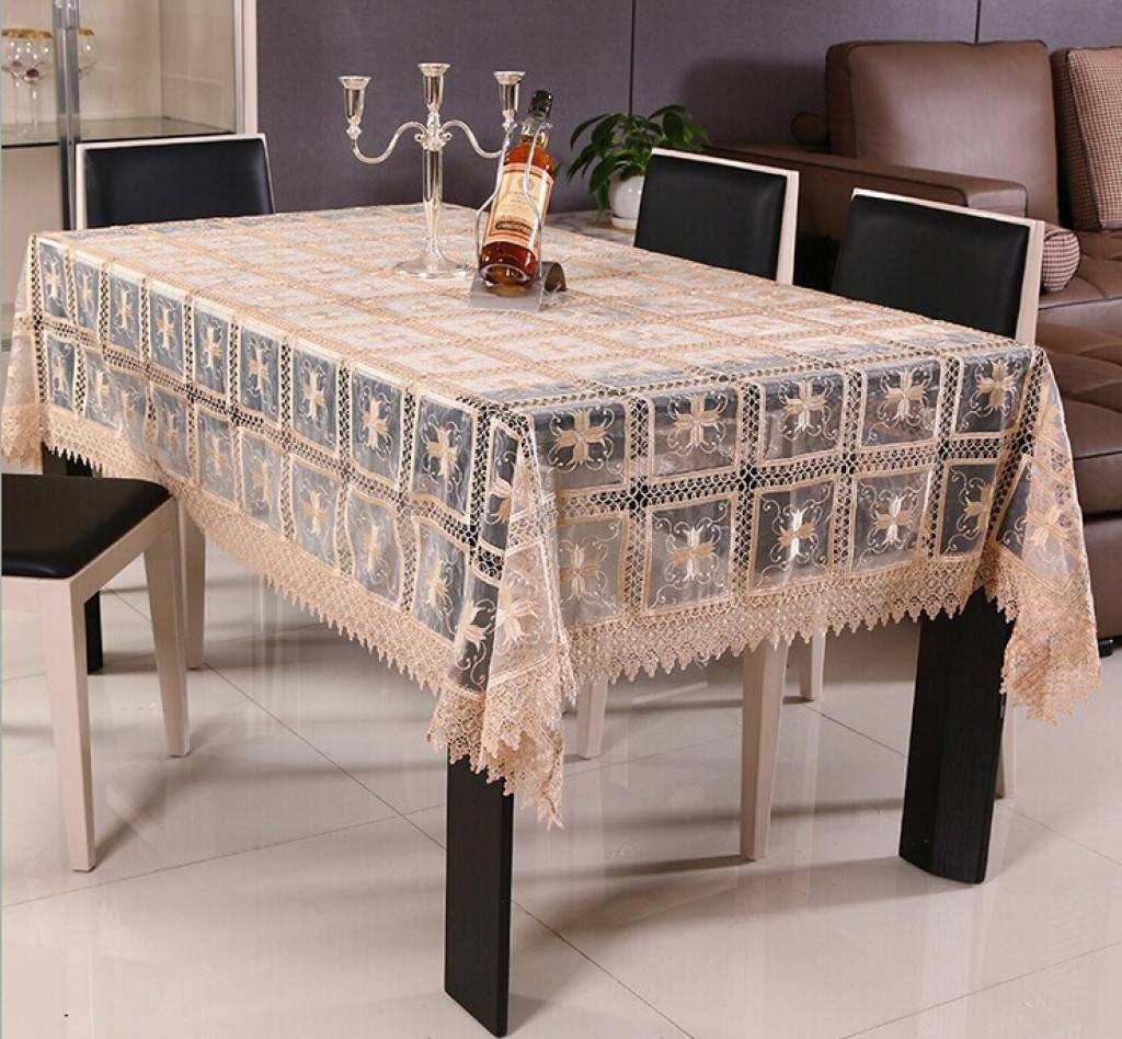 用什么样的桌布显得桌子整洁干净,透明桌布怎么铺桌子好看
