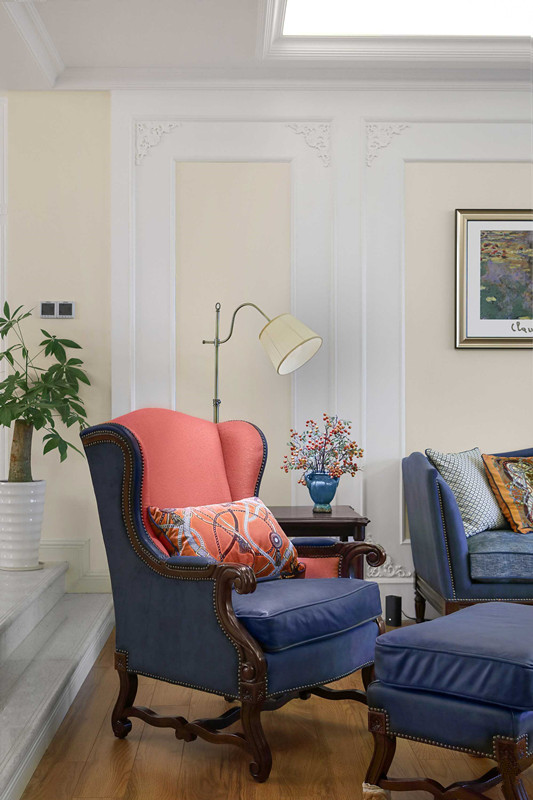 95万打造273平美式四居室，舒适休闲，广州水韵蓝湾装修借鉴