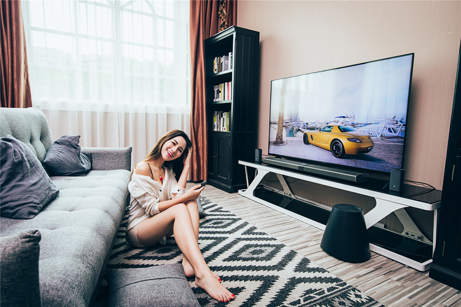 小米电视465寸全面屏旗舰版,小米电视4a