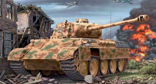 二战德国的黑豹坦克王牌,德国黑豹主战坦克介绍