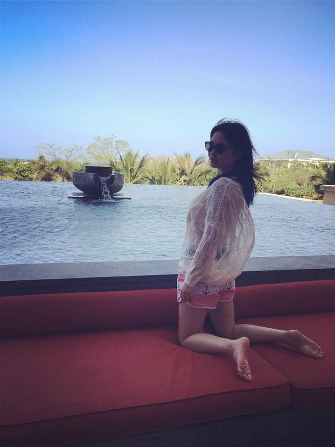 带着妈妈享受三亚的海