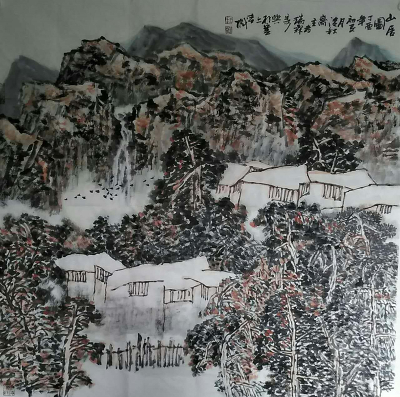 瑞霖的北派情调——山水作品鉴赏