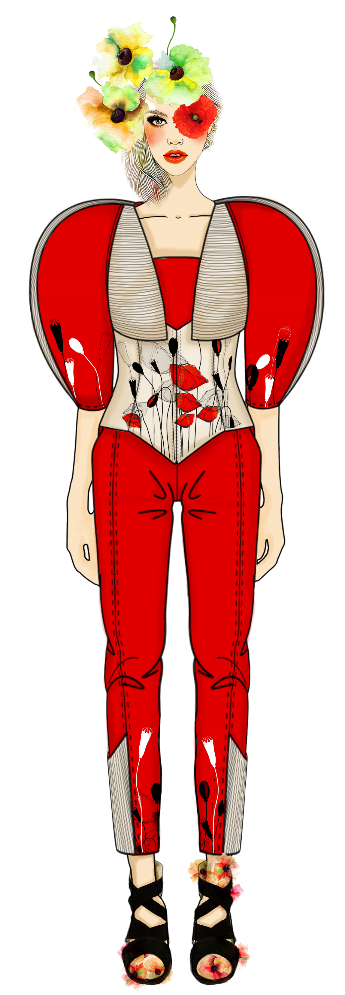 演出服定制声乐老师,设计感演出服