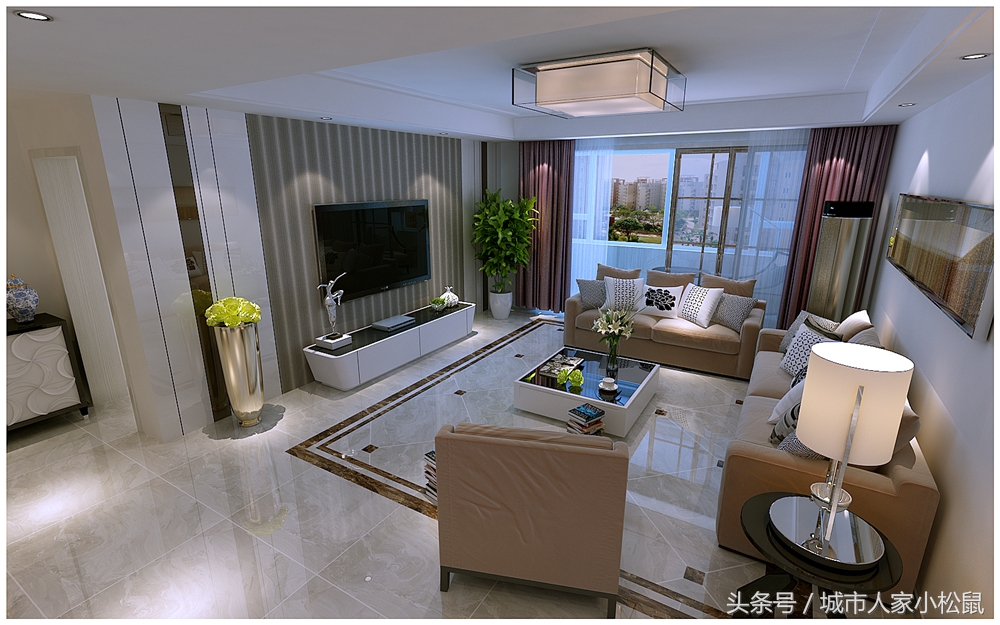 济南国华印象装修效果图,济南现代中式禅意装修风格设计